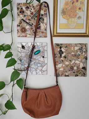 a.n.a Brown Tote Interior Label Detail